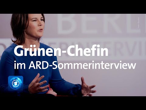 Youtube: Baerbock (Grüne) im ARD-Sommerinterview: "Das müssen wir aufarbeiten" | 2021