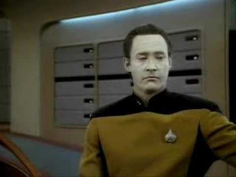 Youtube: Lieutenant Commander Data Feels Laughter