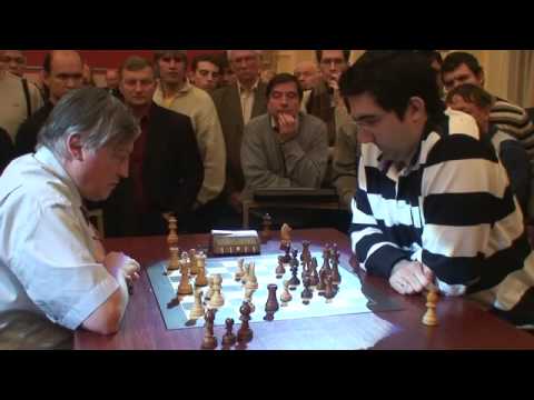 Youtube: Karpov - Kramnik (World Blitz Championship 2009)