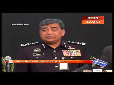 Youtube: Sidang Media Tragedi MH370 (25/3/2014, 5:43 petang)