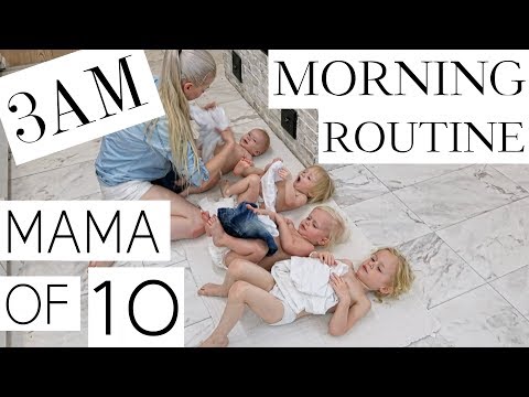 Youtube: MY MORNING ROUTINE with 10 CHILDREN ( PART 2/3 )