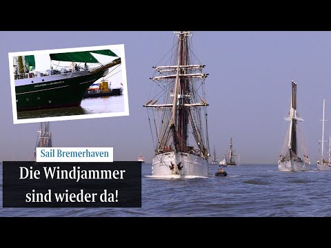 Youtube: Sail Bremerhaven 2025: Das war die Einlaufparade zum Start | Große Windjammer auf der Weser