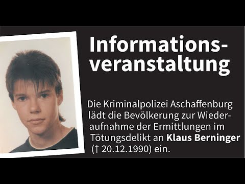 Youtube: Tod von Klaus Berninger in Wörth: Die ganze Infoveranstaltung der Polizei vom 22.04.22