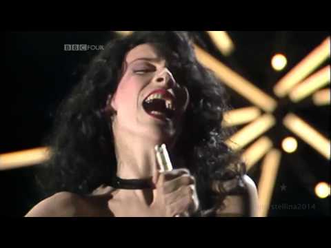 Youtube: Annie Lennox (Eurythmics):  Love Is A Stranger (live Synth Britannia1983) - HQ sound