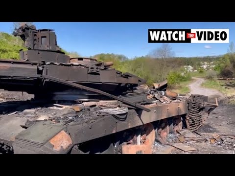 Youtube: Russian T-90M battle tank destroyed in Kharkiv oblast