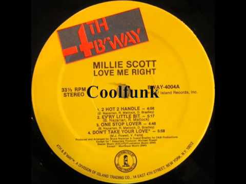 Youtube: Millie Scott - One Stop Lover (Electro Disco-Funk 1987)
