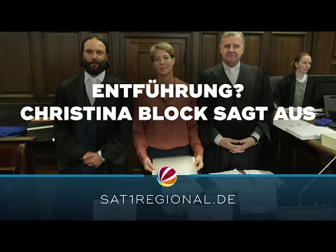 Youtube: Prozess um Kindesentführung: Christina Block sagt vor Gericht aus