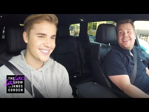 Youtube: Justin Bieber Auto-Karaoke