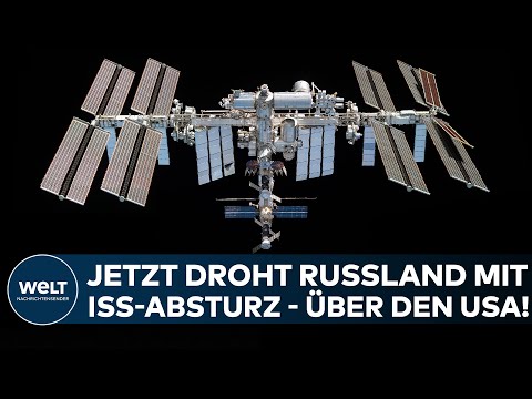 Youtube: ANGRIFF AUF DIE UKRAINE: Jetzt droht Russland mit dem Absturz der ISS - über den USA oder Europa