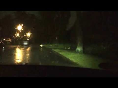 Youtube: Supercell / Unwetter / Thunderstorm Deutschland Bochum 9.6.2014 aus dem Auto / filmed out of a car