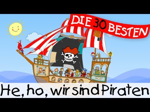 Youtube: 🏞️ He, ho, wir sind Piraten - Klassiklieder zum Mitsingen || Kinderlieder