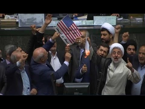 Youtube: ‘Death to America’: Iran MPs burn American flag in parliament