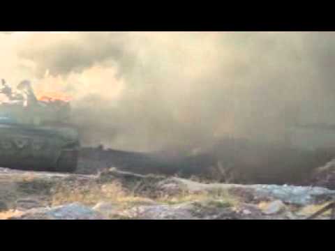 Youtube: اعزاز الدبابات الاربعة المحطمة 18 7 2012