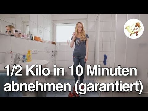 Youtube: Abnehm-Tutorial: 1/2 Kilo in 10 Minuten (garantiert)