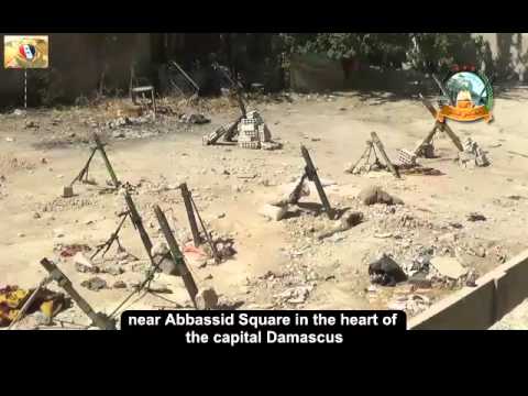 Youtube: Obama Regime Thugs Firing Mortars On Damascus