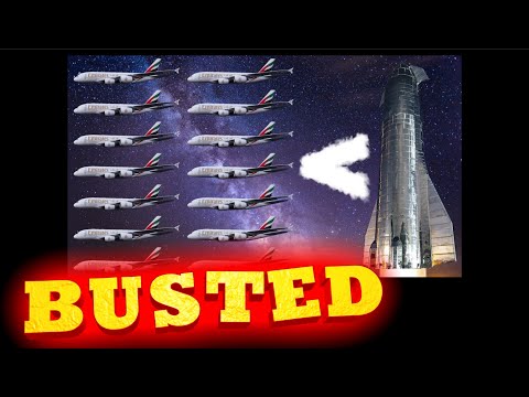 Youtube: 'How Starship Will SQUASH Long Haul Aviation' : BUSTED!!