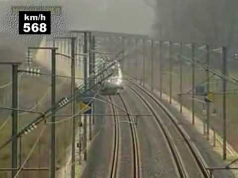 Youtube: TGV speed record 574,8 km/h