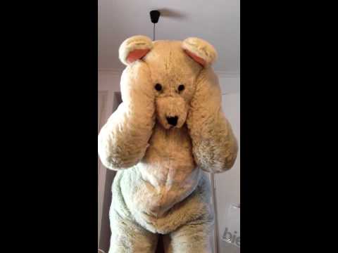 Youtube: No zipper bear suit
