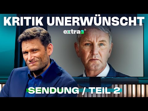 Youtube: Höcke im Podcast - Alles für Klicks | Ärztepfusch: Ohne Folgen? | extra 3 vom 07.05.2026 · Teil 2/2