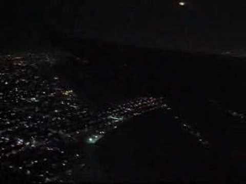 Youtube: LH498 landing Mexico City at night