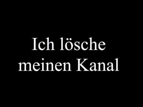 Youtube: Ich lösche meinen Kanal