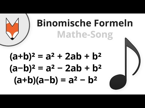 Youtube: Binomische Formeln (Mathe-Song)
