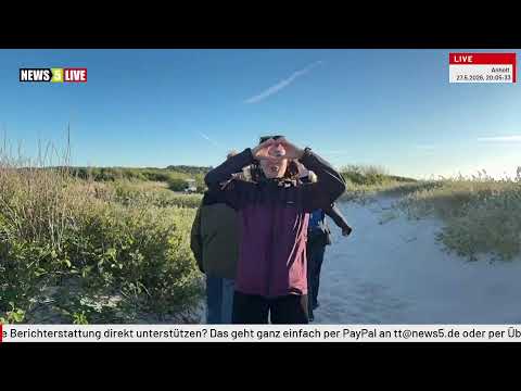 Youtube: LIVE: Buckelwal Timmy Hope vor Dänemarks Küste