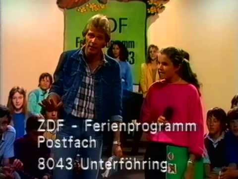 Youtube: Das ZDF Ferienprogramm von 1983 - Mit Anke Engelke und Benny Schnier