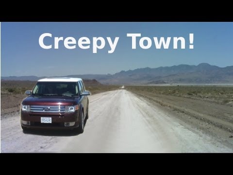 Youtube: Strange Creepy Town Near Area 51 - Semi Abandoned Town in Nevada Desert - The REAL Loneliest Road!