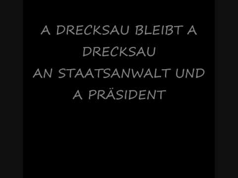 Youtube: Hans Söllner a Drecksau is a Drecksau lyriks
