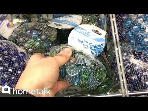 Youtube: How to DIY a Bathroom Backsplash with Dollar Store Gems | Hometalk