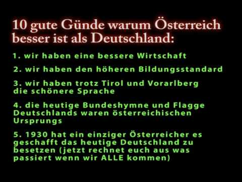 Youtube: 10 Gründe warum Österreich besser ist als das verfickte Deutschland
