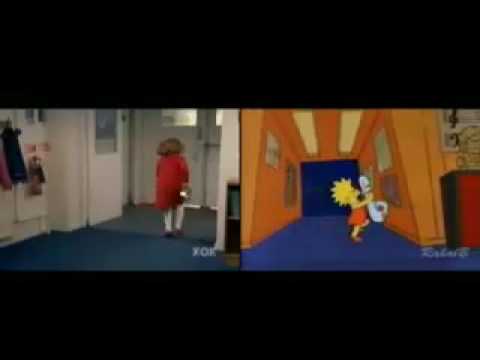 Youtube: Cartoon vs. Real Life - The Simpsons Intro