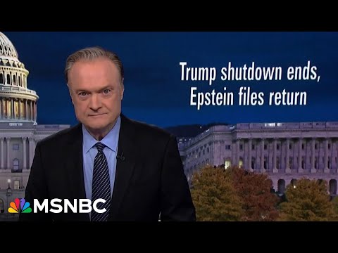 Youtube: Lawrence: With Trump's shutdown ending, Dems are closer than ever to forcing Epstein files release