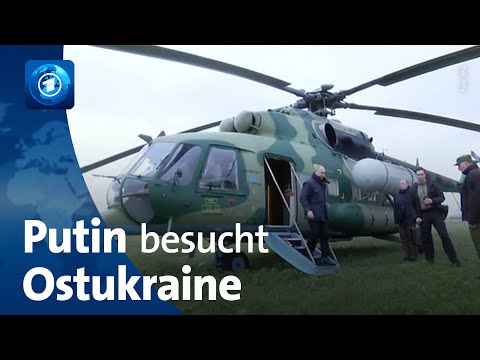 Youtube: Putin besucht russische Truppen in Cherson und Luhansk