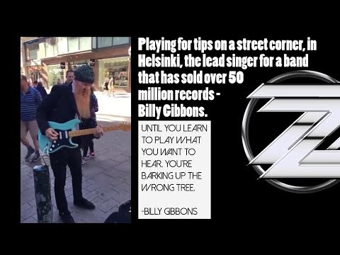 Youtube: Billy Gibbons, of ZZ Top, Playing Guitar on the Street