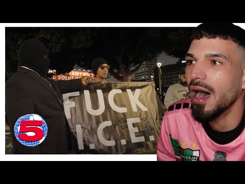 Youtube: Kilominati reagiert auf: Inside LA's Anti I.C.E. Riots (Night 1)
