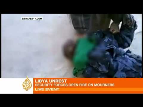 Youtube: Death toll rises in Libyan unrest