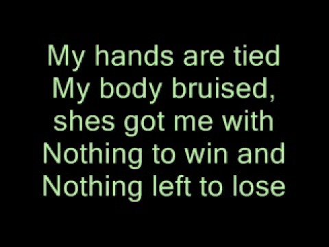 Youtube: U2 - With or Without you - lyrics