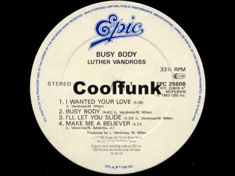 Youtube: Luther Vandross - I Wanted Your Love (Electro Disco-Funk 1983)