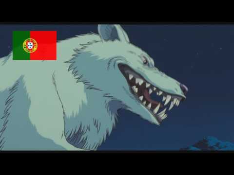 Youtube: Princess Mononoke - Moro Laughing In 11 Languages