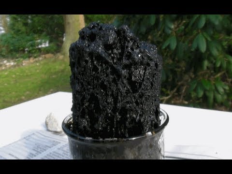 Youtube: Schwefelsäure und Zucker (sulfuric acid and sugar)