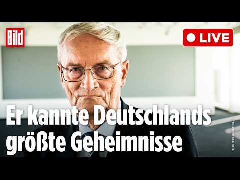 Youtube: 🔴 Ex-BND-Chef August Hanning festgenommen | BILD-Sondersendung zum Geheimdienstskandal