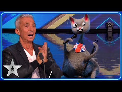 Youtube: SINGING CAT Noodle has us fee-line good! | Auditions | BGT 2023