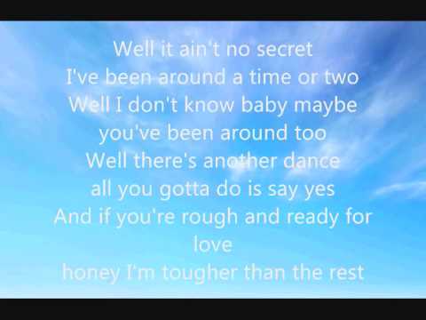 Youtube: bruce springsteen tougher than the rest lyrics