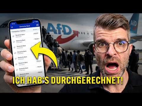 Youtube: Wieviel kosten mich die AfD-MIGRATIONSPLÄNE?