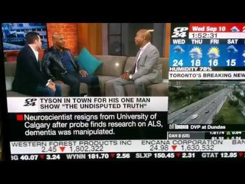 Youtube: [ORIGINAL] Mike Tyson Goes Crazy on Live Canadian News