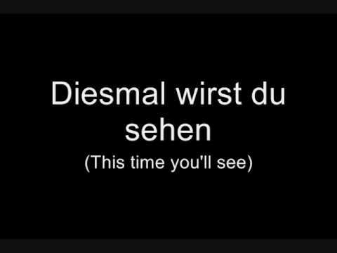 Youtube: Oomph! - Diesmal wirst du sehen (Lyrics w/ English Translation)