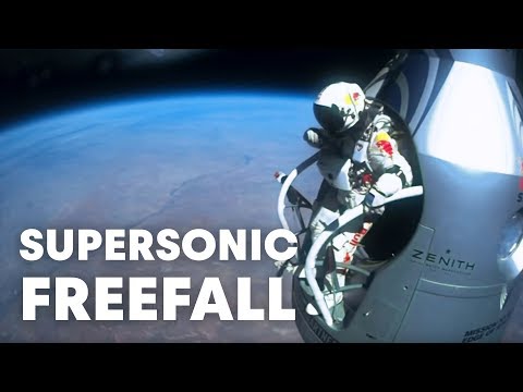 Youtube: Felix Baumgartner's supersonic freefall from 128k' - Mission Highlights