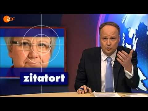 Youtube: heute show (08.02.2013) -  Merkels Betrügerbande Teil 2 : Schavan verliert Doktortitel